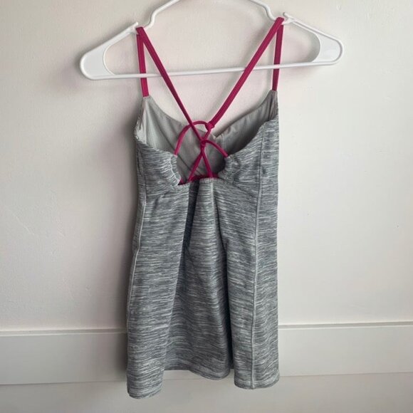 Lululemon Gray Dancing Warrior Tank Top Size 4 - Picture 3 of 5